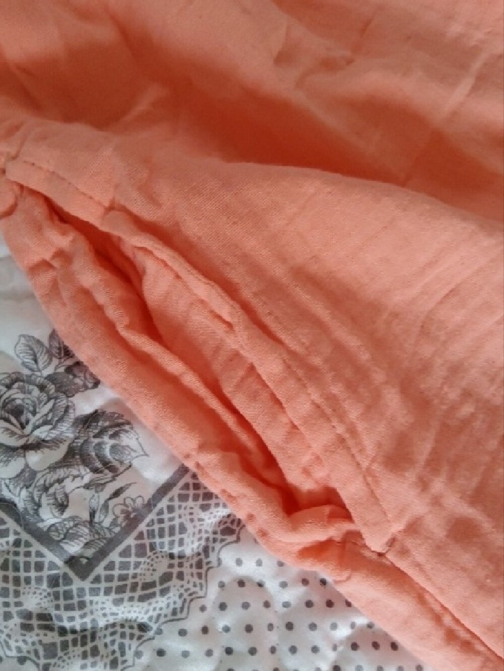 Lane Bryant Peach Wide-Leg Jumpsuit - Picture 3 of 6